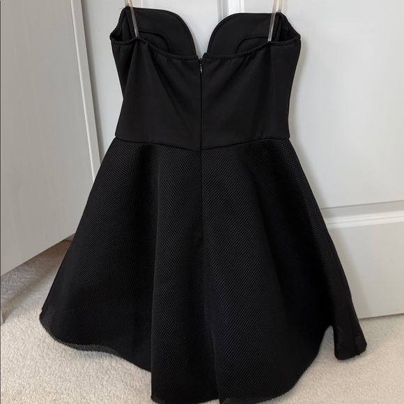 Honey Punch Black Strapless ALine Dress - Picture 6 of 14
